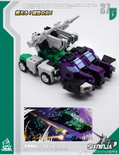 MechFansToys MF-27G SixNinja Sixshot G1 Version -Happy Toy Store b61576e23f