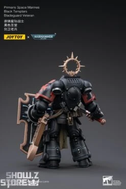 JoyToy Source 1/18 Warhammer 40K Black Templars Bladeguard Veteran -Happy Toy Store b8ec114506
