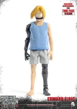 ThreeZero Toys 1/6 Fullmetal Alchemist: Brotherhood Edward & Alphonse Elric Twin-Pack -Happy Toy Store bec9abc87c