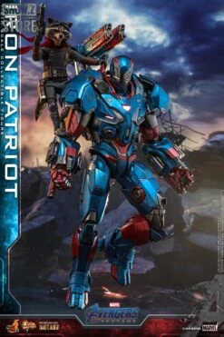 Hot Toys HotToys HT MMS547D34 1/6 Avengers: Endgame Iron Patriot Iron Man Collectible Figure -Happy Toy Store c540da5ea8