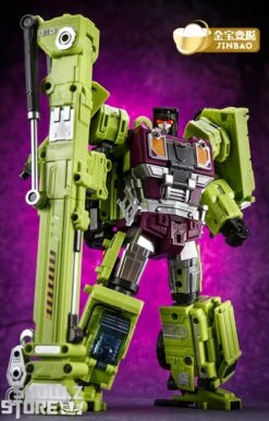 Jinbao DF03 Builder.D Devastator Green Version Set Of 6 Oversized Version -Happy Toy Store c550d00891