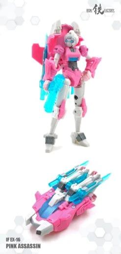 IronFactory IF-EX16 Pink Assassin Arcee -Happy Toy Store c6a1d779d8