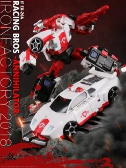 IronFactory EX-26A Racing Bros Annihilator Red Alert 22 IronFactory EX-26A Racing Bros Annihilator Red Alert -Happy Toy Store c71639378a