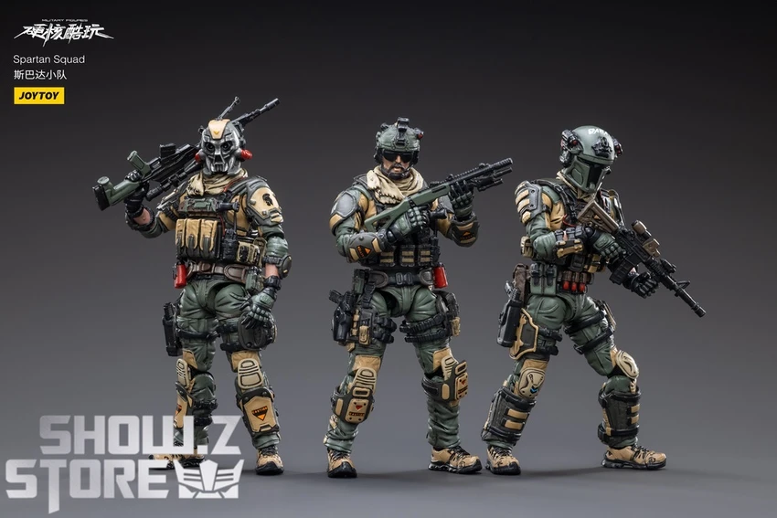JoyToy Source 1/18 Spartan Squad Soldiers Set Of 3 6 JoyToy Source 1/18 Spartan Squad Soldiers Set Of 3 - Image 4