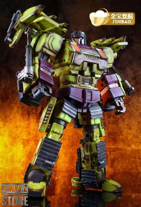 Jinbao Oversized Devastator Battle Damaged Version Full Set Of 6 Gravity Builder 8 Jinbao Oversized Devastator Battle Damaged Version Full Set Of 6 Gravity Builder - Image 6