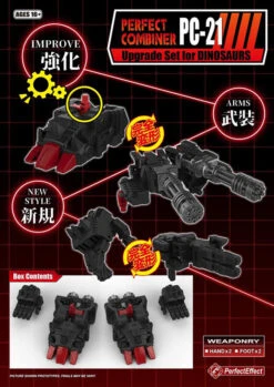 Perfect Effect PE PC-21 Perfect Combiner Upgrade Kit For POTP Volcanicus -Happy Toy Store d85522cd4d