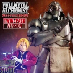 ThreeZero Toys 1/6 Fullmetal Alchemist: Brotherhood Edward & Alphonse Elric Twin-Pack -Happy Toy Store da2188bacd