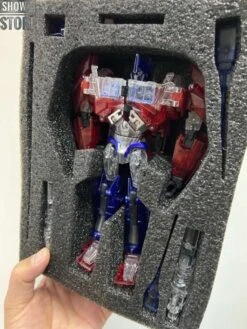 APC Toys APC-001 Attack Prime TFP Optimus Prime Clear Version W/ Black Wheels -Happy Toy Store e2f090837f