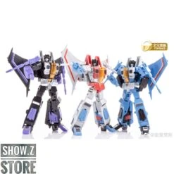 Jinbao DF-06 Air Craft: Battlers Starscream, Skywarp & Thundercracker Set Of 3 -Happy Toy Store e5b2ee420f