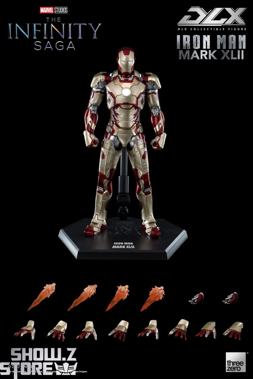 Threezero 1/12 Marvel Studios The Infinity Saga DLX Iron Man Mark 42 14 Threezero 1/12 Marvel Studios The Infinity Saga DLX Iron Man Mark 42 - Image 12