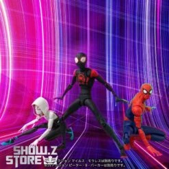 Sentinel Toys SV-ACTION Spider-Man: Into The Spider-Verse Spider-Gwen & Spider-Ham -Happy Toy Store e838f99abc
