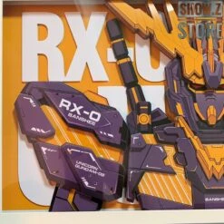 ChenFu Studio RX-0 Unicorn Gundam 02 Banshee 3D Wall Art Decoration Picture -Happy Toy Store e97c46cf8a