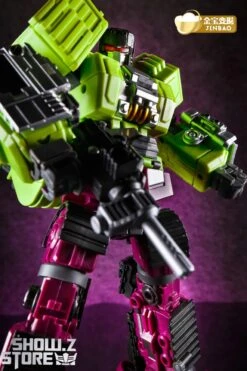 Jinbao DF03 Builder.D Devastator Green Version Set Of 6 Oversized Version -Happy Toy Store eaa83ede79