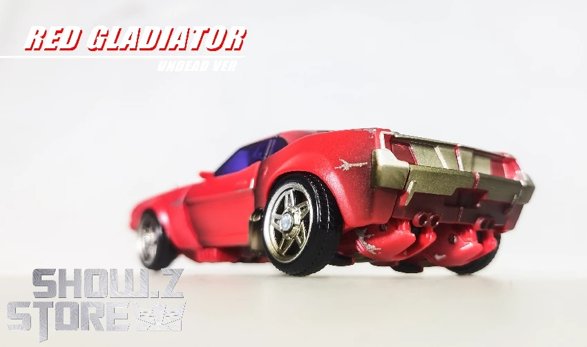 APC Toys Red Gladiator TFP Cliffjumper Zombie Version 6 APC Toys Red Gladiator TFP Cliffjumper Zombie Version - Image 4