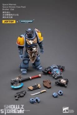 JoyToy Source 1/18 Warhammer 40K Space Wolves Claw Pack Brother Olaf -Happy Toy Store f5fa63b0c1