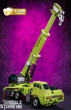 Jinbao DF03 Builder.D Devastator Green Version Set Of 6 Oversized Version -Happy Toy Store f92a69ce2f