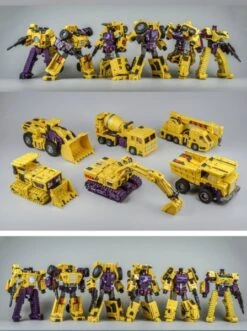 Toyworld TW-C07B Constructor Devastator Yellow Set Of 6 -Happy Toy Store fbb7f81a59